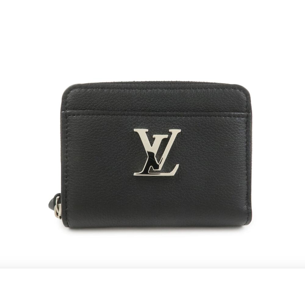 Louis Vuitton Lock Me Calf Leather Coin Case Coin Purse